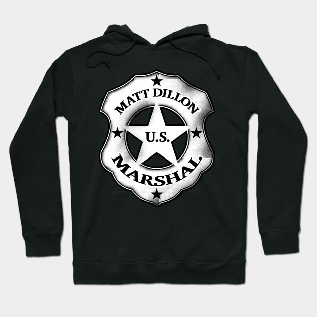 US Marshal Matt Dillon - Gunsmoke Hoodie by robotrobotROBOT